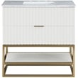 Meridian Furniture Monad White Bathroom Vanity