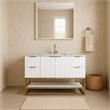 Meridian Furniture Monad White Bathroom Vanity
