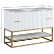 Meridian Furniture Monad White Bathroom Vanity