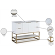 Meridian Furniture Monad White Bathroom Vanity