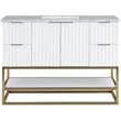 Meridian Furniture Monad White Bathroom Vanity