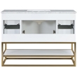 Meridian Furniture Monad White Bathroom Vanity