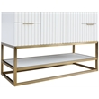 Meridian Furniture Monad White Bathroom Vanity