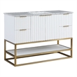 Meridian Furniture Monad White Bathroom Vanity