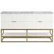 Meridian Furniture Monad White Bathroom Vanity