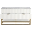 Meridian Furniture Monad White Bathroom Vanity