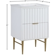 Meridian Furniture Modernist White Bathroom Vanity