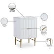 Meridian Furniture Modernist White Bathroom Vanity