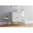 Meridian Furniture Modernist White Bathroom Vanity