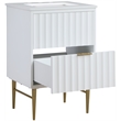 Meridian Furniture Modernist White Bathroom Vanity