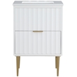 Meridian Furniture Modernist White Bathroom Vanity