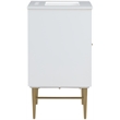 Meridian Furniture Modernist White Bathroom Vanity