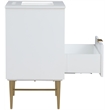 Meridian Furniture Modernist White Bathroom Vanity