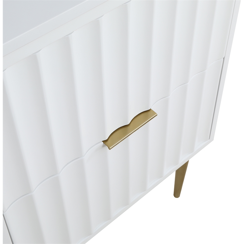 Meridian Furniture Modernist White Bathroom Vanity