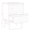 Meridian Furniture Modernist White Bathroom Vanity