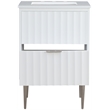 Meridian Furniture Modernist White Bathroom Vanity