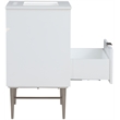 Meridian Furniture Modernist White Bathroom Vanity