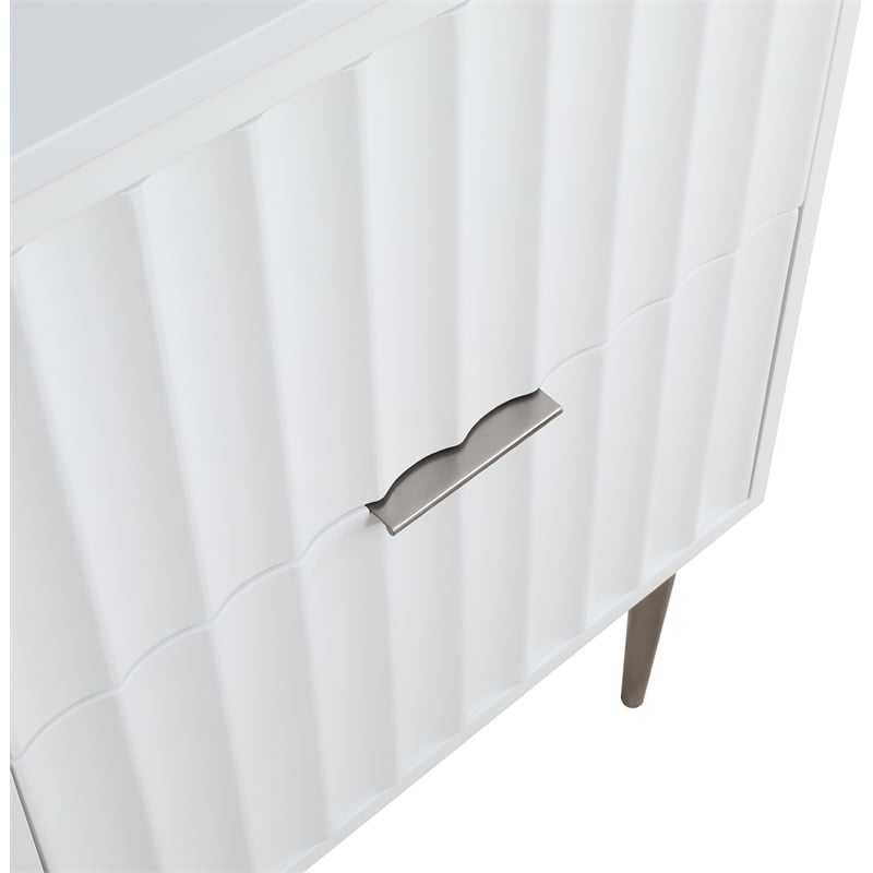 Meridian Furniture Modernist White Bathroom Vanity