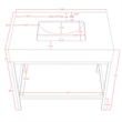 Meridian Furniture Marmo White Engineered Stone Bathroom Vanity