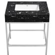 Meridian Furniture Marmo White Engineered Stone Bathroom Vanity