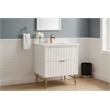 Meridian Furniture Modernist White Bathroom Vanity