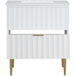 Meridian Furniture Modernist White Bathroom Vanity
