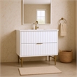 Meridian Furniture Modernist White Bathroom Vanity