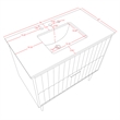 Meridian Furniture Modernist White Bathroom Vanity