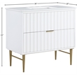 Meridian Furniture Modernist White Bathroom Vanity