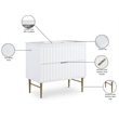 Meridian Furniture Modernist White Bathroom Vanity