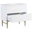 Meridian Furniture Modernist White Bathroom Vanity