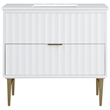 Meridian Furniture Modernist White Bathroom Vanity