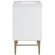 Meridian Furniture Modernist White Bathroom Vanity