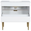 Meridian Furniture Modernist White Bathroom Vanity