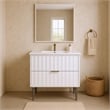 Meridian Furniture Modernist White Bathroom Vanity
