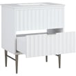 Meridian Furniture Modernist White Bathroom Vanity
