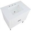 Meridian Furniture Modernist White Bathroom Vanity