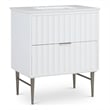 Meridian Furniture Modernist White Bathroom Vanity