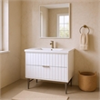 Meridian Furniture Modernist White Bathroom Vanity