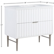 Meridian Furniture Modernist White Bathroom Vanity