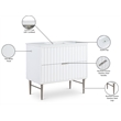 Meridian Furniture Modernist White Bathroom Vanity
