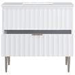 Meridian Furniture Modernist White Bathroom Vanity