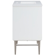 Meridian Furniture Modernist White Bathroom Vanity
