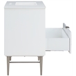 Meridian Furniture Modernist White Bathroom Vanity
