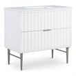 Meridian Furniture Modernist White Bathroom Vanity