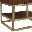 Meridian Furniture Monad Walnut Bathroom Vanity