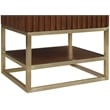 Meridian Furniture Monad Walnut Bathroom Vanity