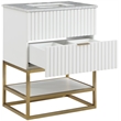 Meridian Furniture Monad White Bathroom Vanity