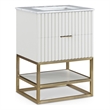Meridian Furniture Monad White Bathroom Vanity