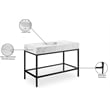 Meridian Furniture Marmo White Engineered Stone Bathroom Vanity